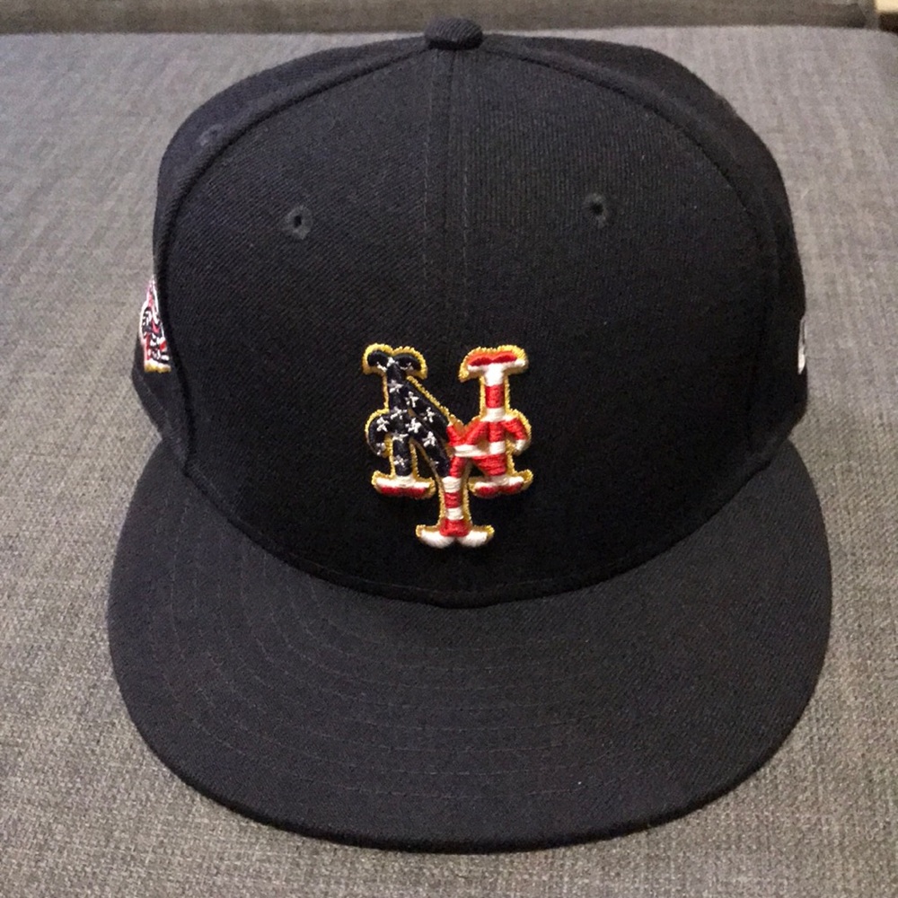 Mets hat American flag edition
